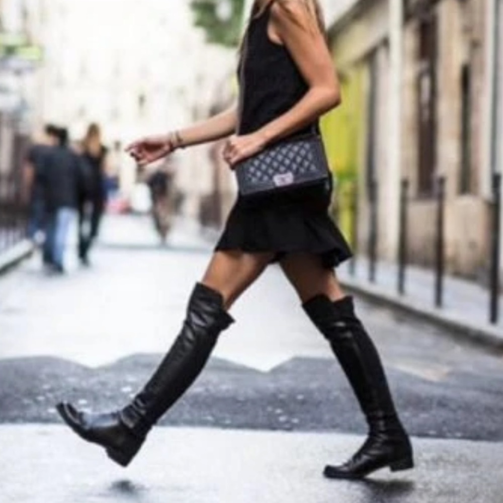 Stuart Weitzman 50/50 Over the Knee Leather 7